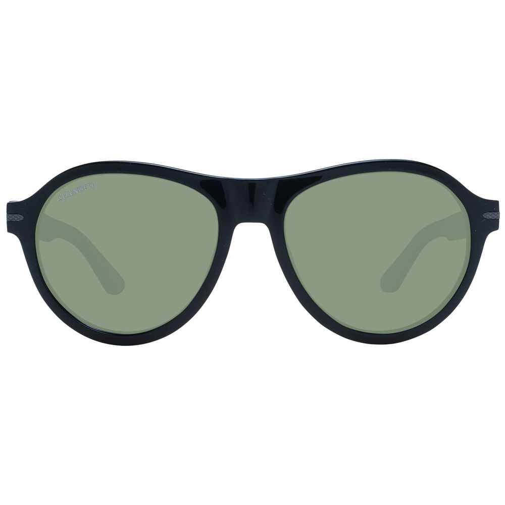 Lunettes de soleil noires Serengeti pour homme