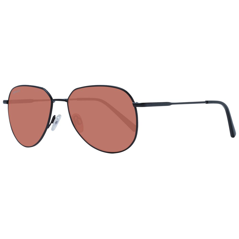 Lunettes de soleil noires Serengeti pour homme