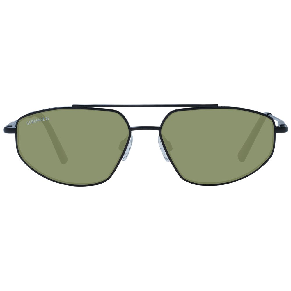 Lunettes de soleil noires Serengeti pour homme