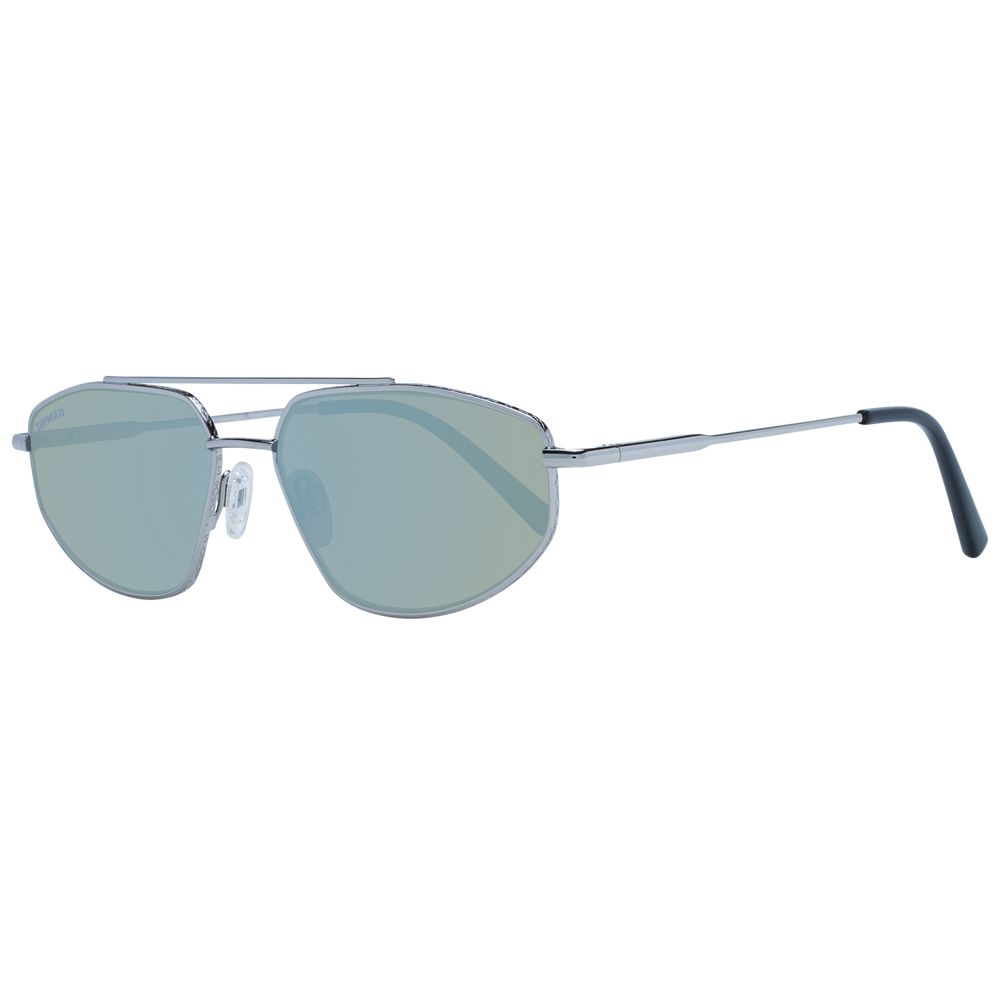 Lunettes de soleil Serengeti argentées pour homme
