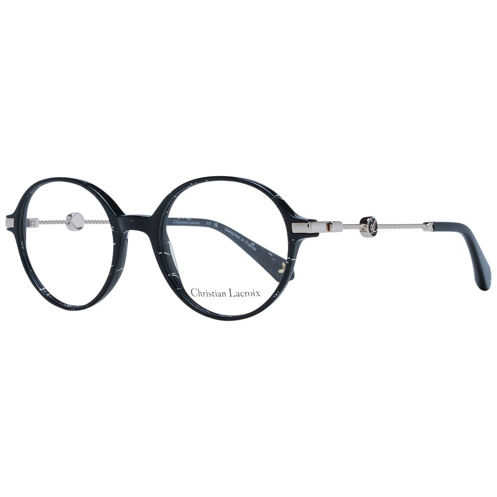 Monture de lunettes pour femme noire Christian Lacroix