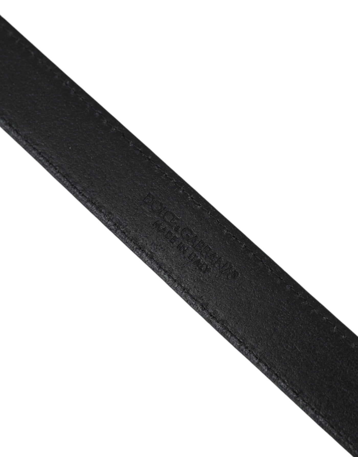 Ceinture Dolce &amp; Gabbana en daim beige avec boucle argentée pour homme