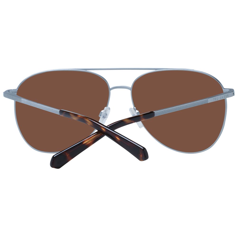 Lunettes de soleil argentées Ted Baker pour homme