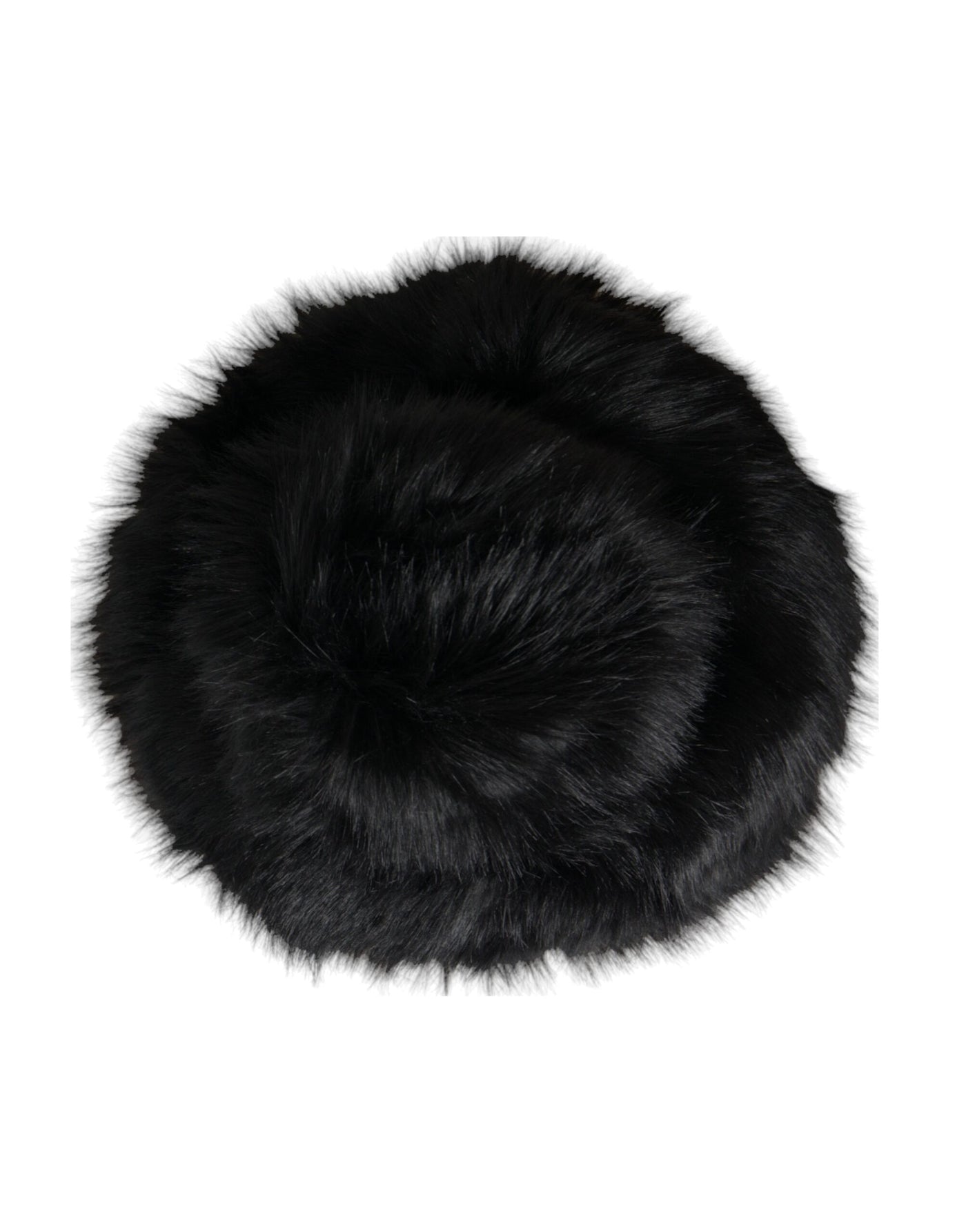 Bob en fausse fourrure noire Dolce &amp; Gabbana pour femme