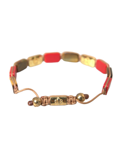 Nialaya CZ Tijgeroog Rode Koraal 925 Zilveren Herenarmband