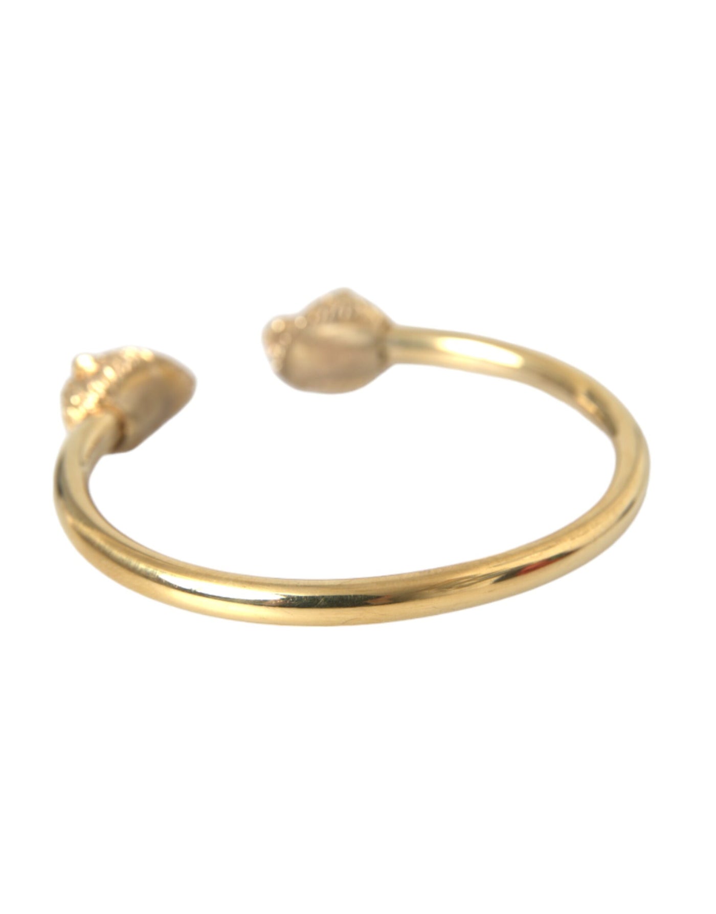 Nialaya Gold CZ Lion Bangle Armband Dames