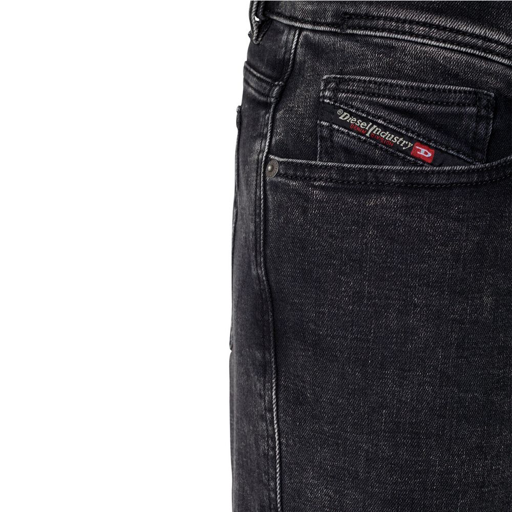 Diesel zwarte katoenen jeans en broek