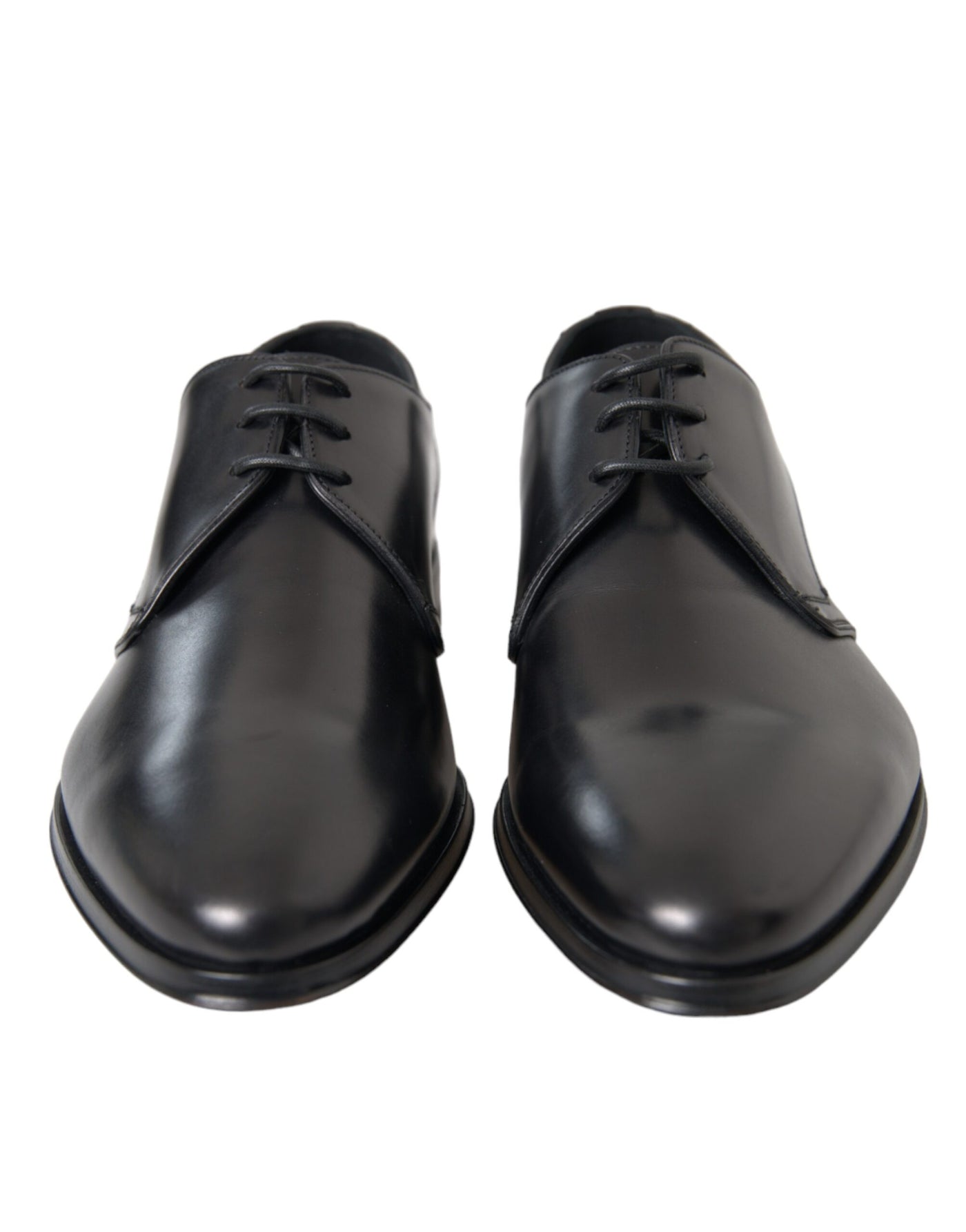 Dolce &amp; Gabbana Zwarte Leren Derby Formele Herenschoenen