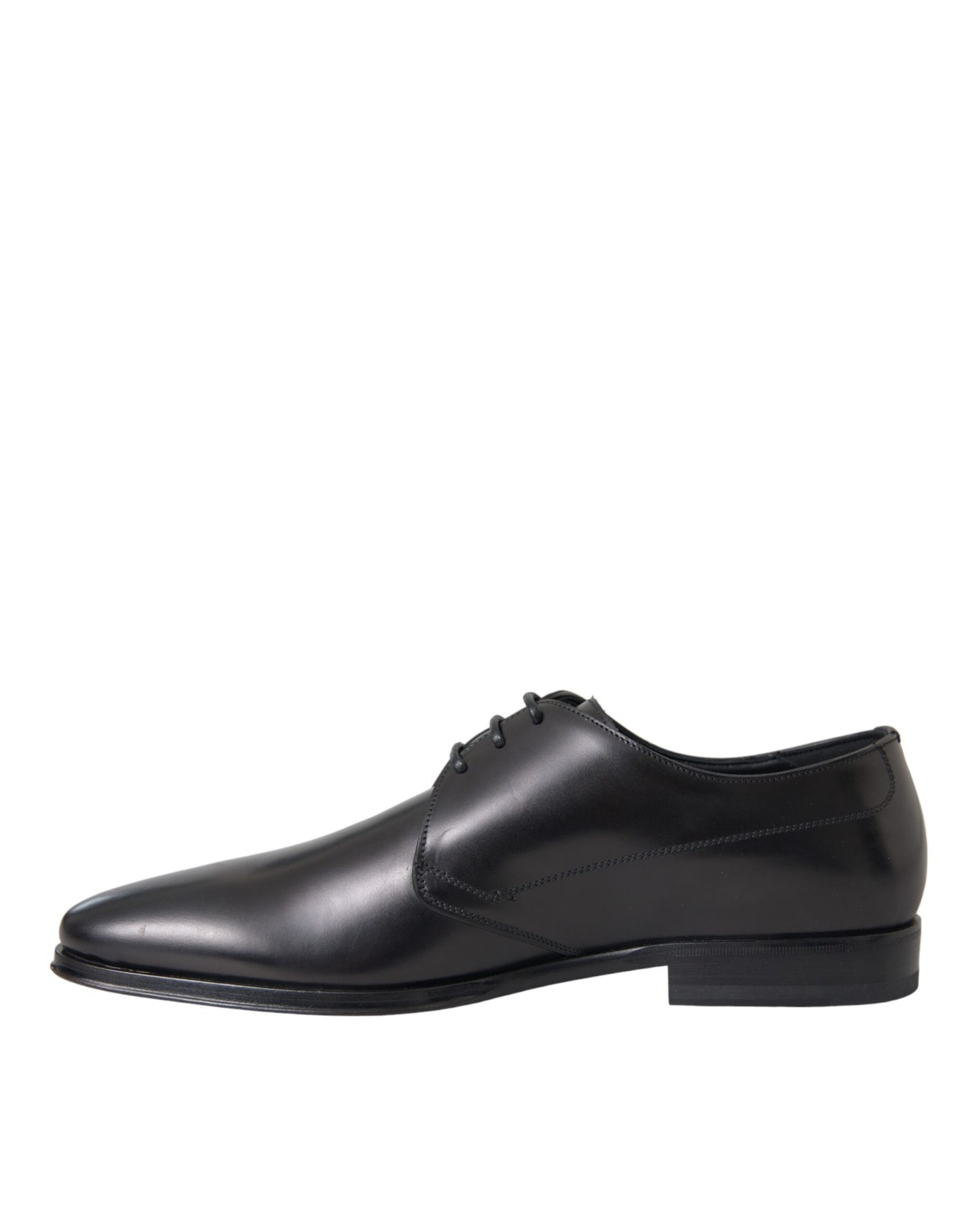 Dolce &amp; Gabbana Zwarte Leren Derby Formele Herenschoenen