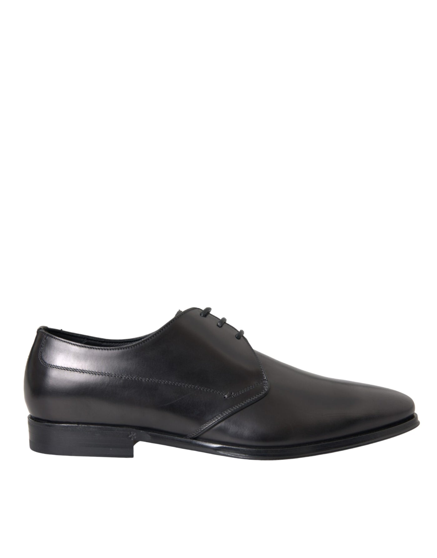 Dolce &amp; Gabbana Zwarte Leren Derby Formele Herenschoenen