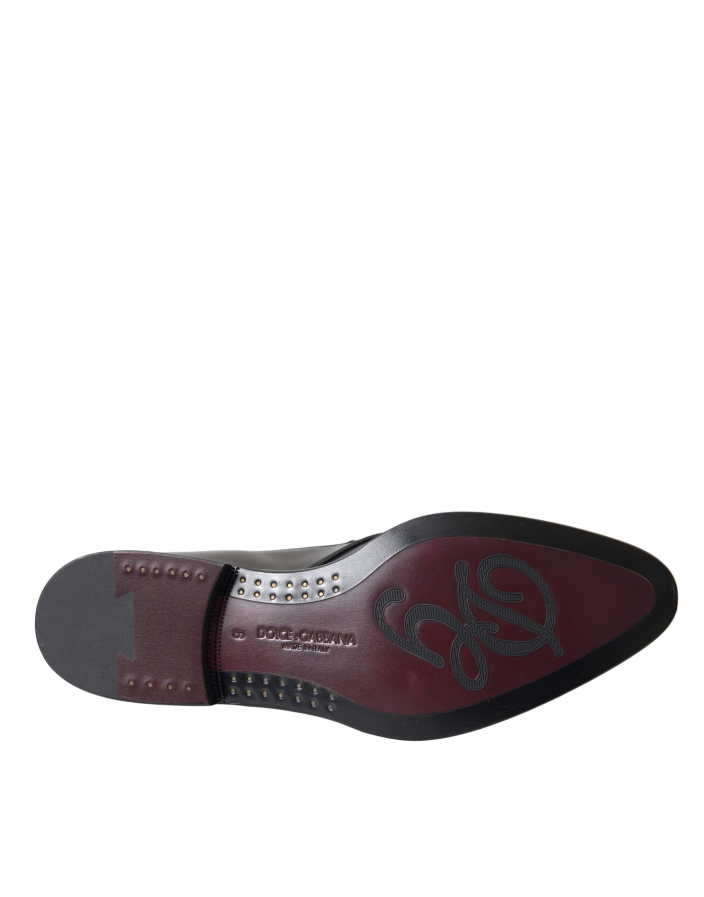 Dolce &amp; Gabbana Zwarte Leren Derby Formele Herenschoenen