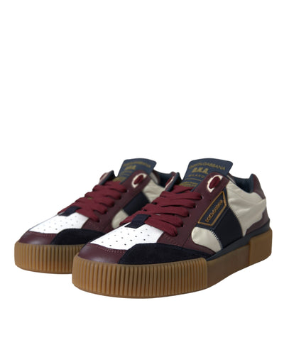 Dolce &amp; Gabbana Multicolor Miami leren lage sneakers
