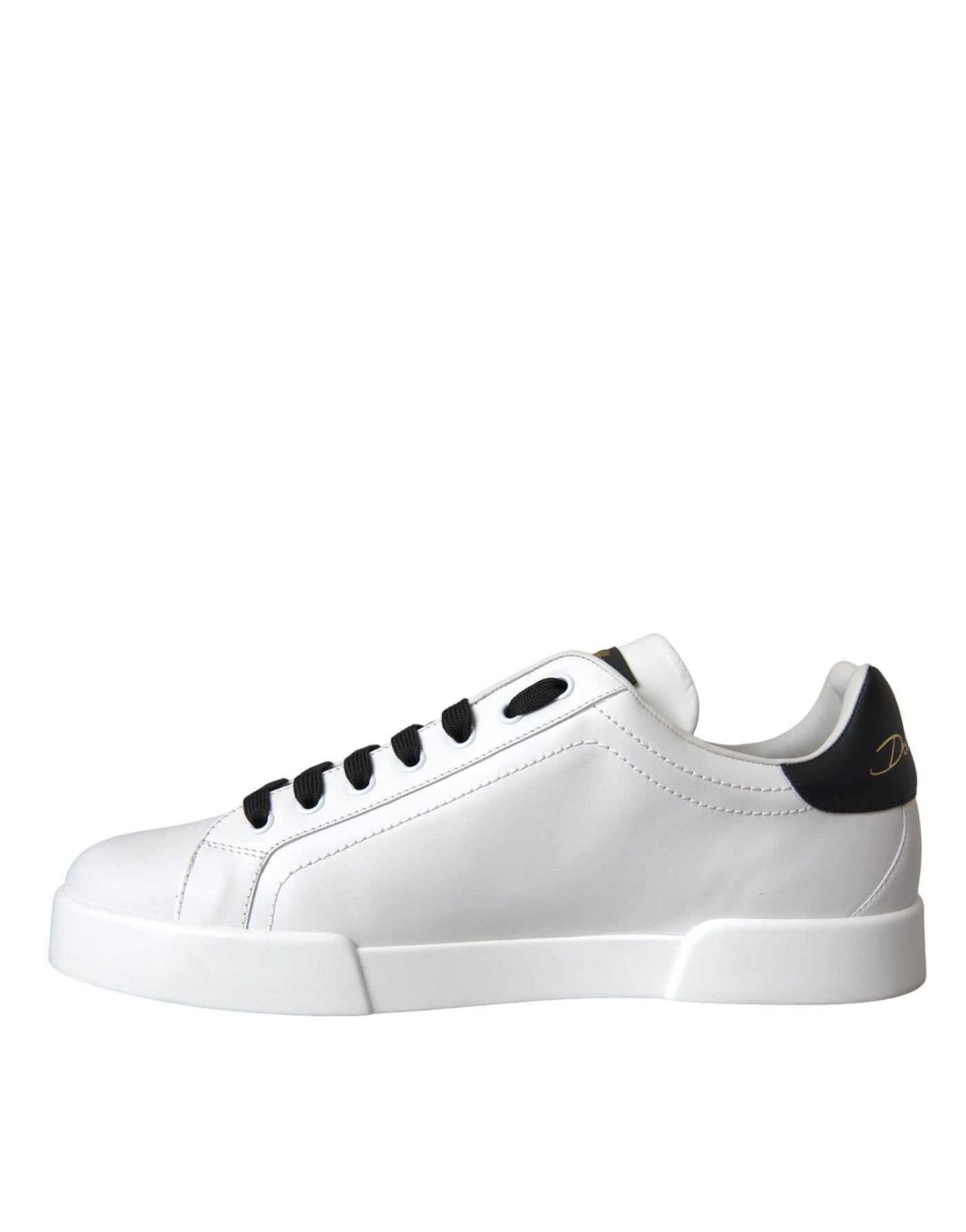 Dolce &amp; Gabbana witte leren DG Logo casual lage sneakers