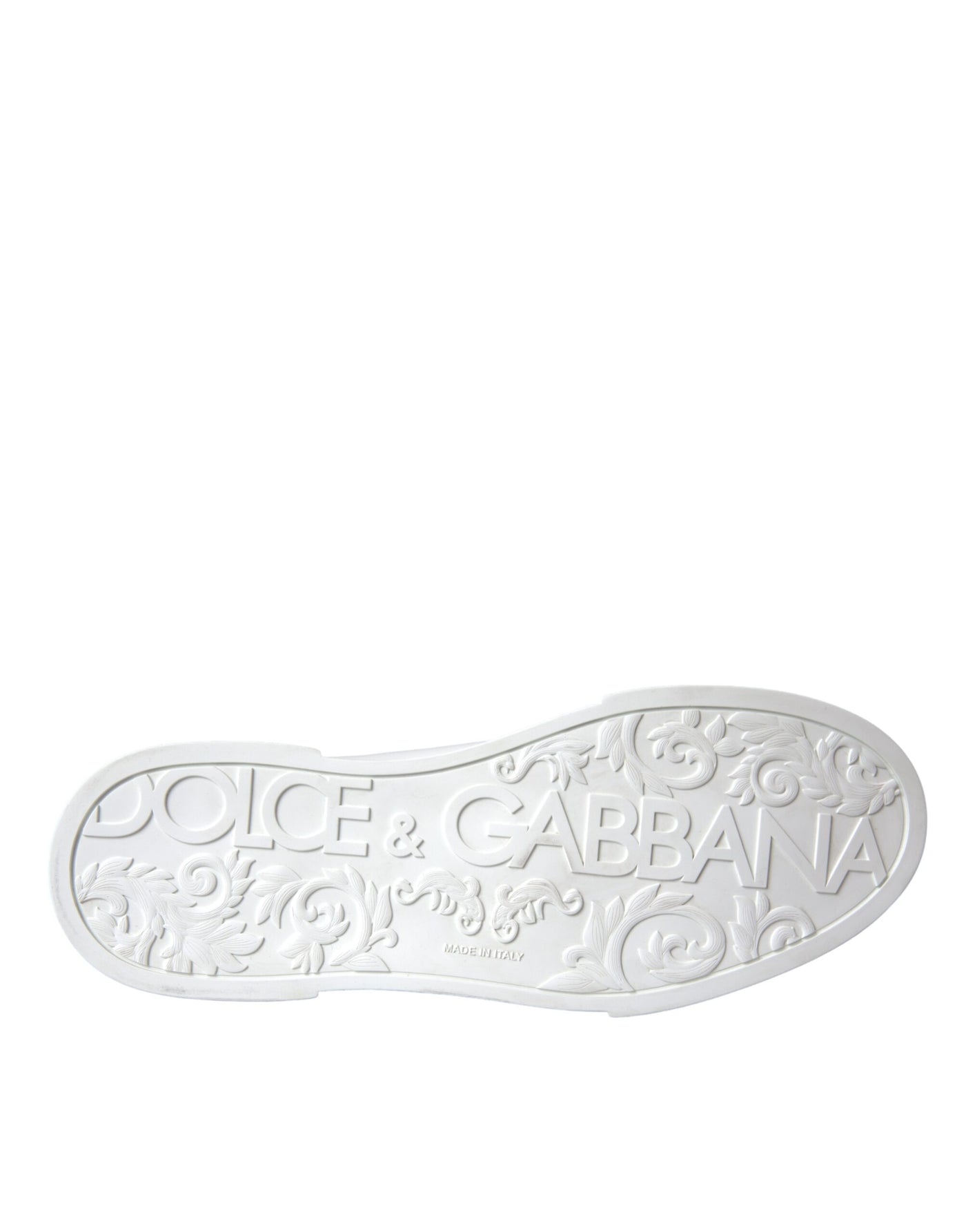 Dolce &amp; Gabbana witte leren DG Logo casual lage sneakers