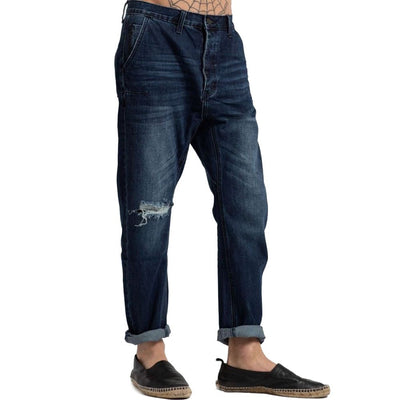 One Teaspoon Blauwe Katoenen Herenjeans