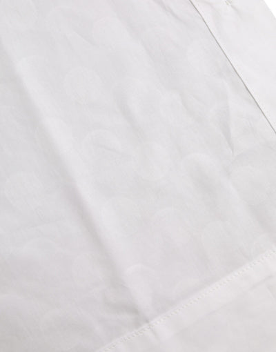 Dolce & Gabbana White Collared Short Sleeve Polo Shirt Top