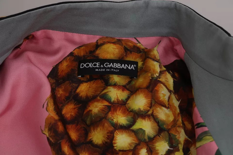 Dolce &amp; Gabbana blauw katoenen jasje met kristallen en knopen