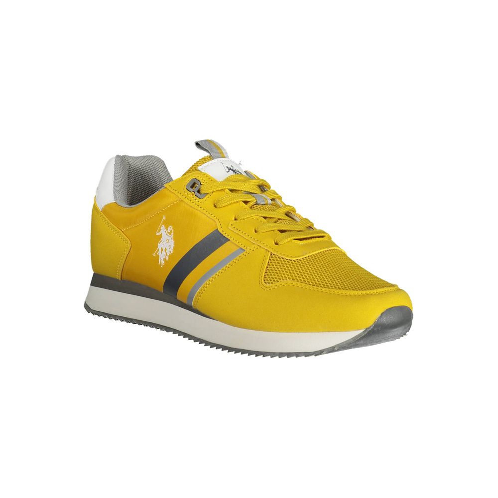 US POLO ASSN. Gele polyester herensneaker