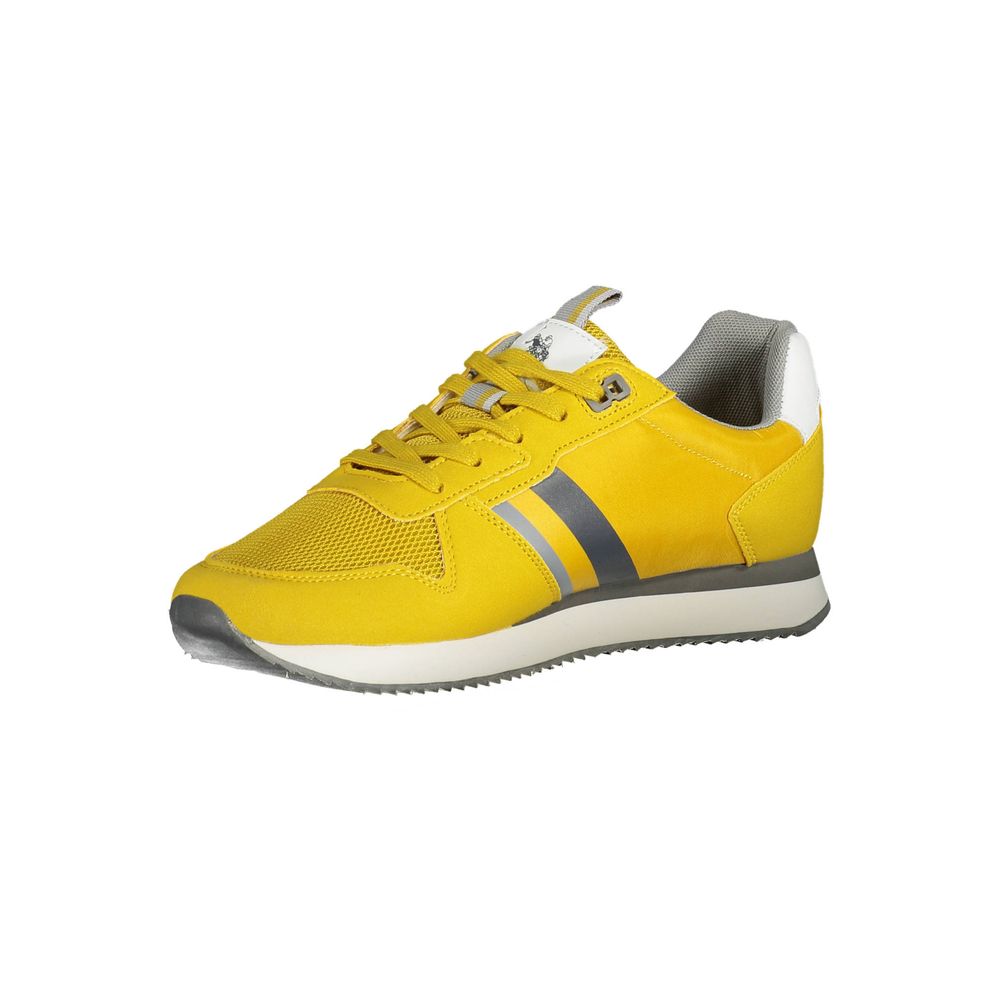 US POLO ASSN. Gele polyester herensneaker