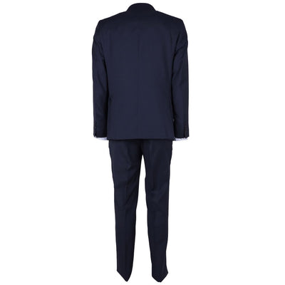 Costume homme en laine bleue fabriqué en Italie