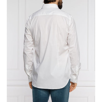 Chemise homme en coton blanc Aeronautica Militare