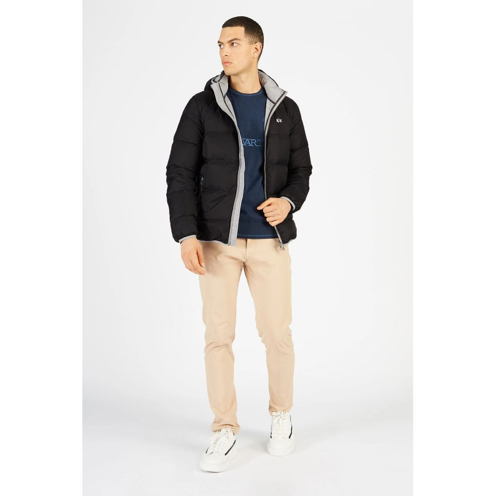 La Martina Zwart Nylon Herenjack