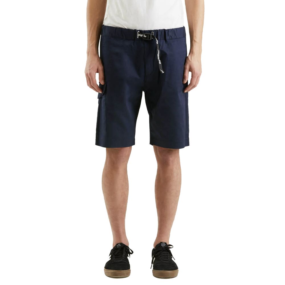 Short élégant en coton mélangé bleu Refrigiwear