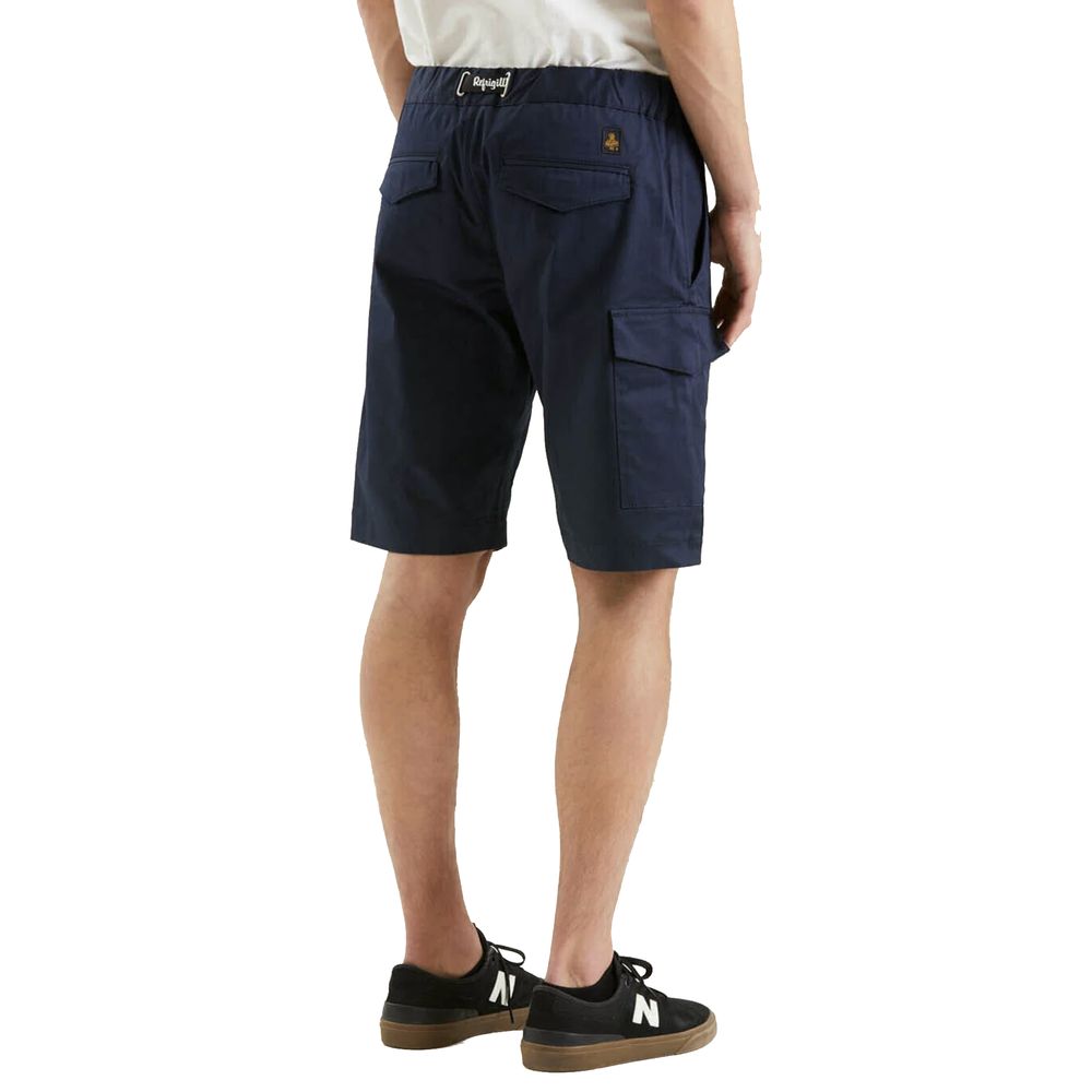 Short élégant en coton mélangé bleu Refrigiwear