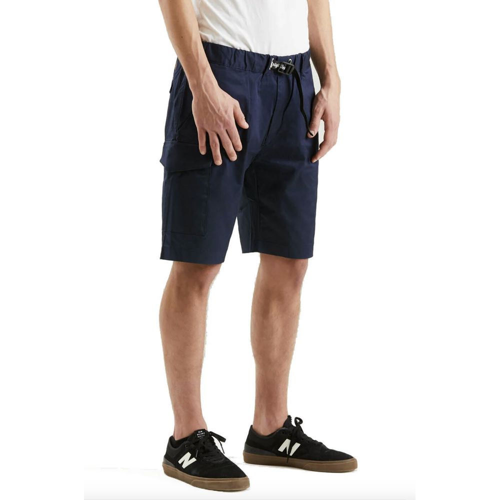 Short élégant en coton mélangé bleu Refrigiwear