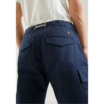 Short élégant en coton mélangé bleu Refrigiwear