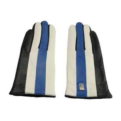 Cavalli Class Blauwe Lamsleren Dameshandschoen