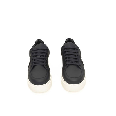 Cerruti 1881 blauwe koeienhuid heren sneaker