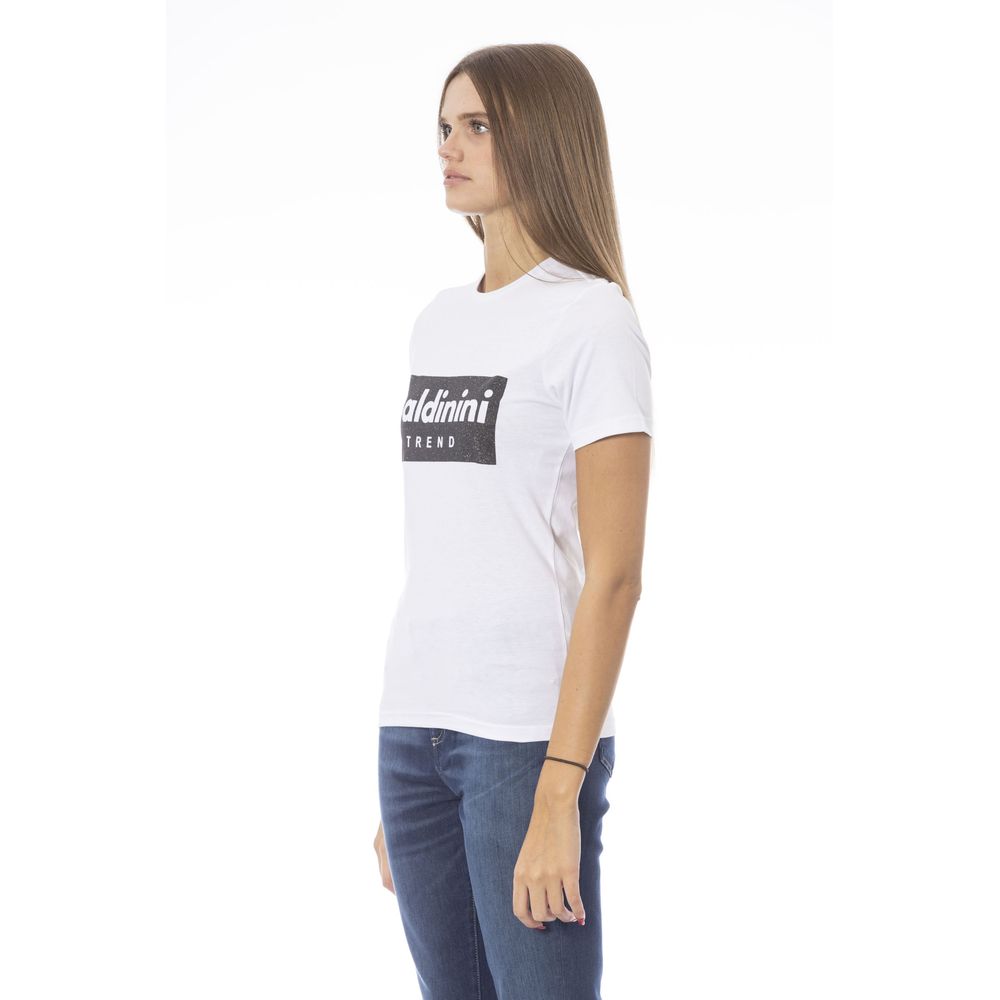 Haut en coton blanc tendance Baldinini pour femme