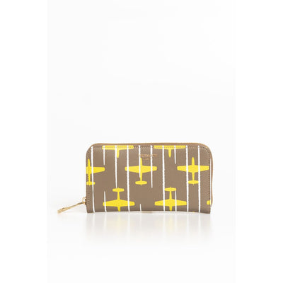 Trussardi beige leren damesportemonnee