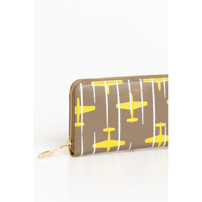 Trussardi beige leren damesportemonnee