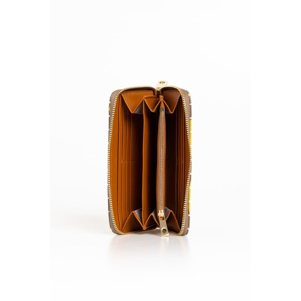 Trussardi beige leren damesportemonnee
