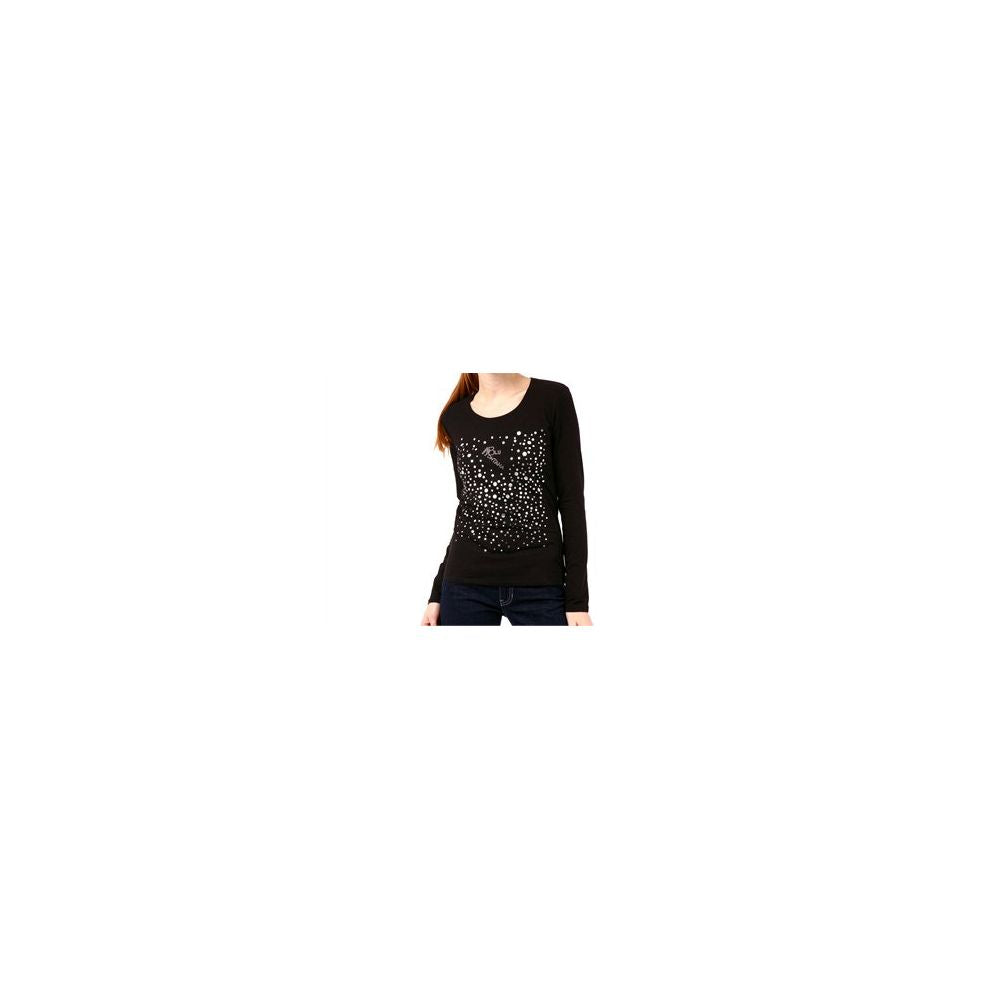 Montana Blu Zwart Katoenen Dames T-shirt