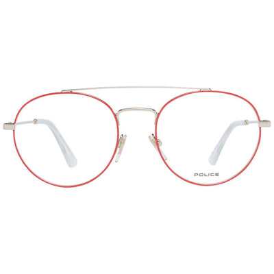 Monture de lunettes rouge pour homme de la police