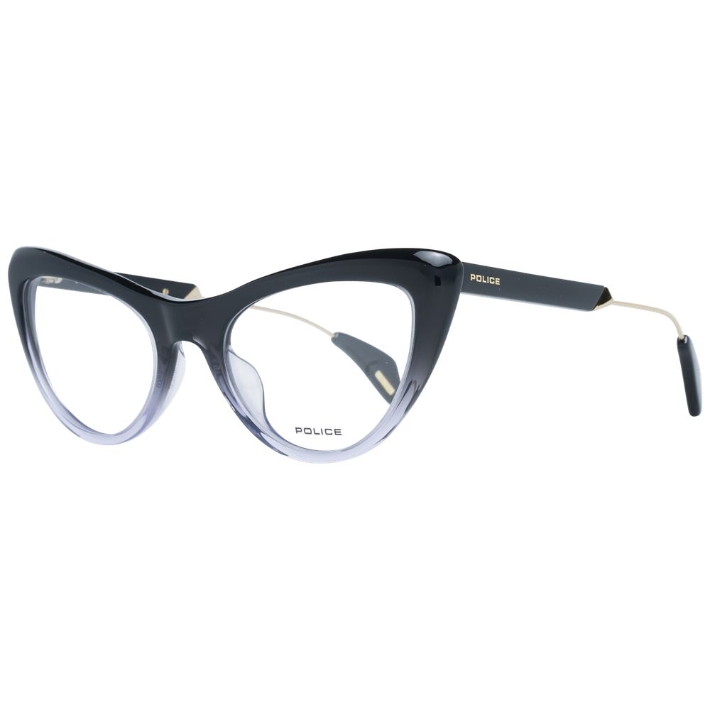 Montures optiques pour femmes noires de la police
