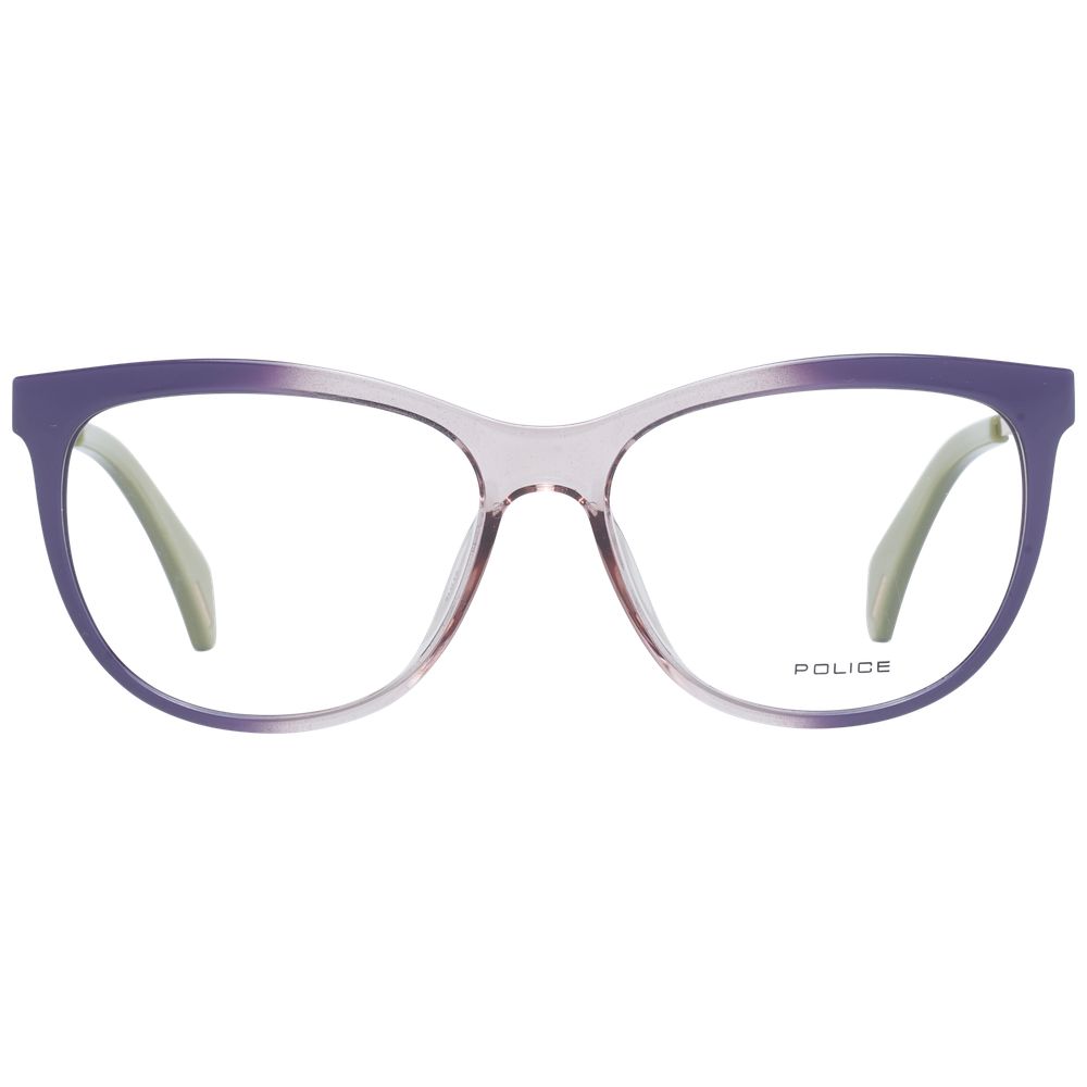 Montures optiques violettes pour femmes de la police