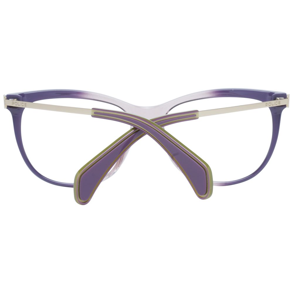 Montures optiques violettes pour femmes de la police