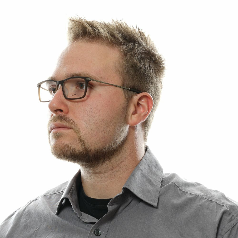 Monture de lunettes marron pour homme Police