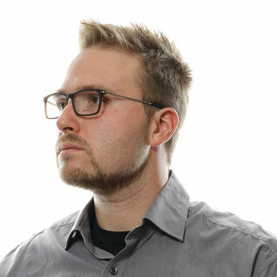 Monture de lunettes marron pour homme Police