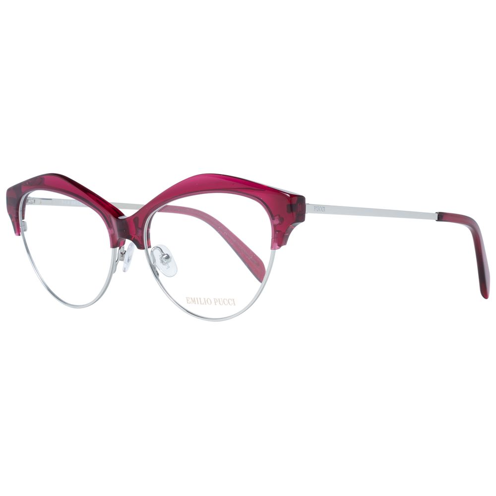 Montures de lunettes pour femme bordeaux Emilio Pucci
