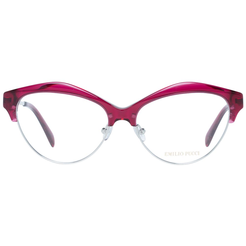 Montures de lunettes pour femme bordeaux Emilio Pucci