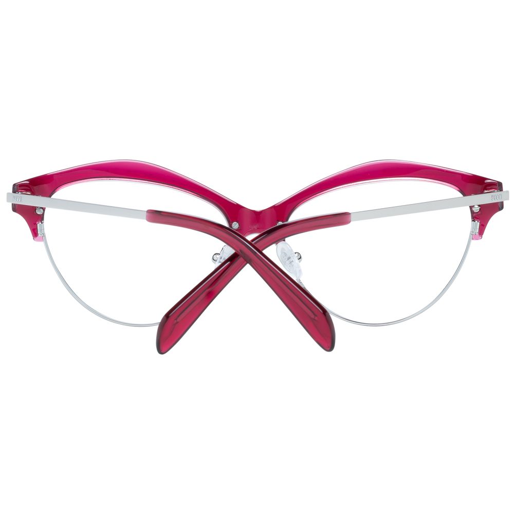 Montures de lunettes pour femme bordeaux Emilio Pucci