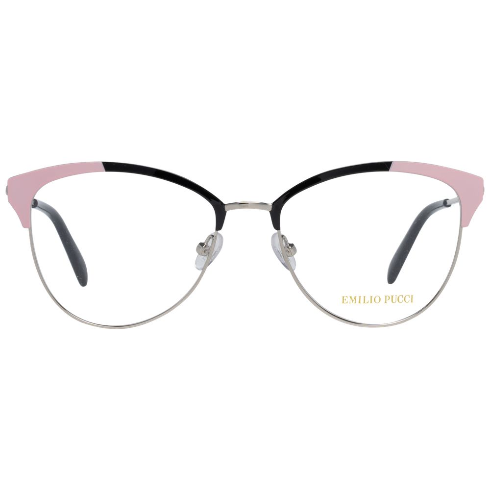 Montures de lunettes Emilio Pucci argentées pour femmes
