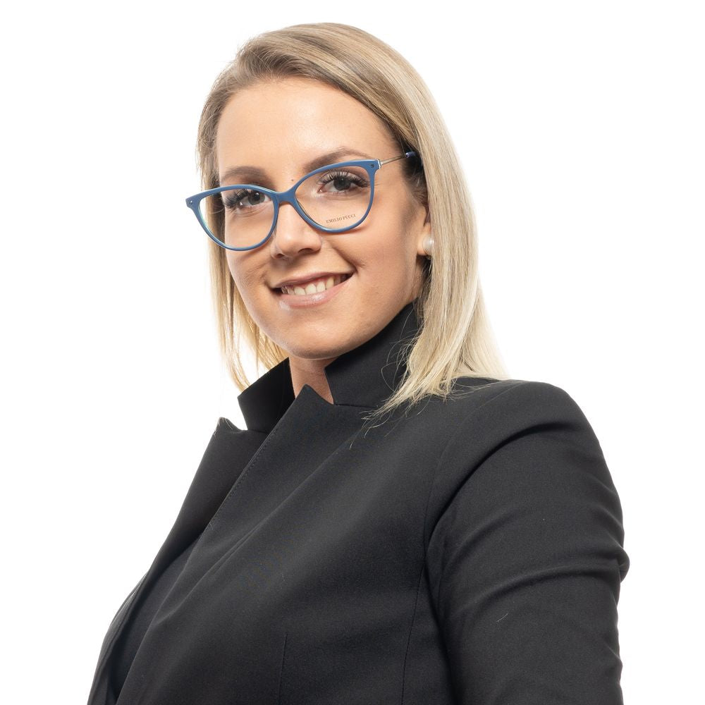 Montures de lunettes bleues pour femmes Emilio Pucci