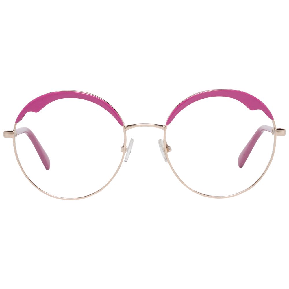 Montures optiques pour femmes Emilio Pucci en or rose