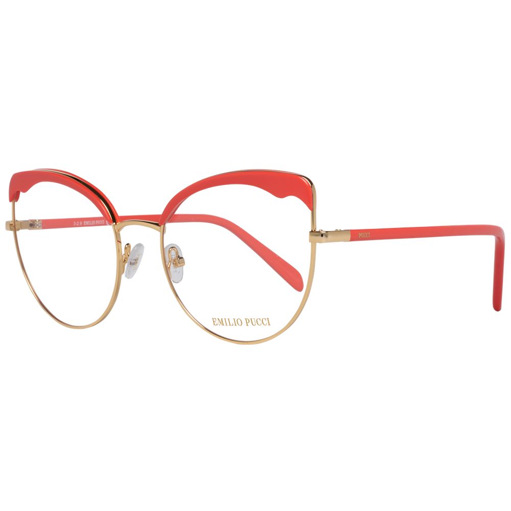 Montures de lunettes orange pour femme Emilio Pucci